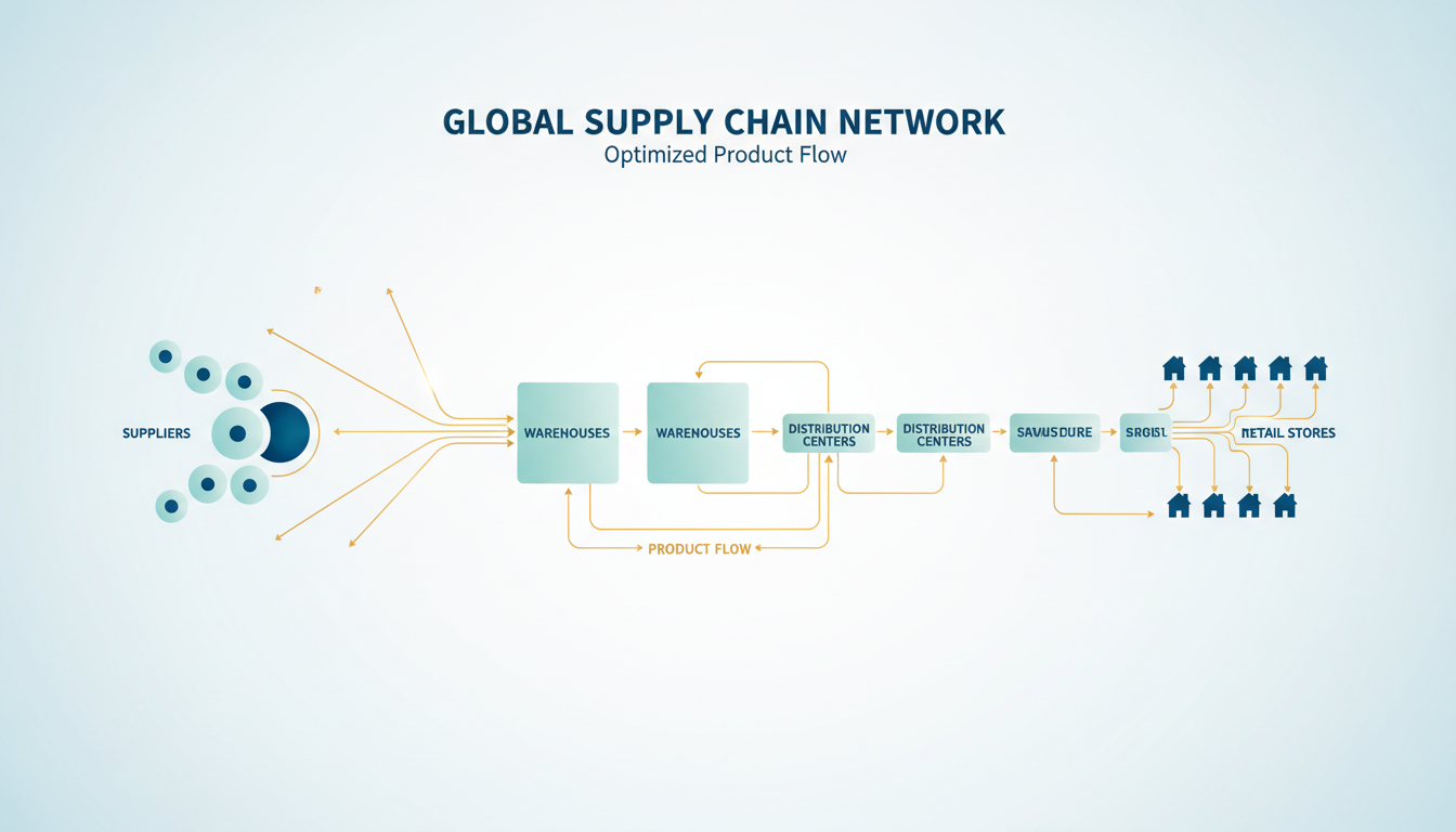Supply Chain Network Concept